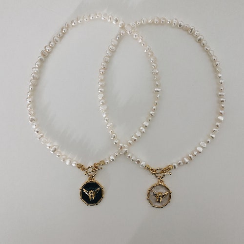 Year Necklace Gold Name Necklace Gothic Year Necklace Etsy