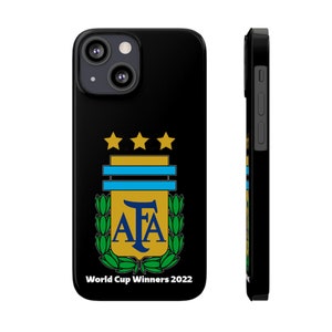 Argentina World Cup Winners 2022 Phone Case for iPhone 14 13 12 11 7 6 Pro Max Xr, Samsung Galaxy S6 S7 S9 Football Copa Del Mundo image 3