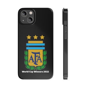 Argentina World Cup Winners 2022 Phone Case for iPhone 14 13 12 11 7 6 Pro Max Xr, Samsung Galaxy S6 S7 S9 Football Copa Del Mundo image 2