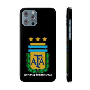 Argentina World Cup Winners 2022 Phone Case for iPhone 14 13 12 11 7 6 Pro Max Xr, Samsung Galaxy S6 S7 S9 Football Copa Del Mundo image 8