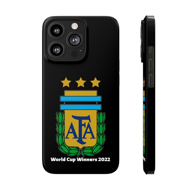 Argentina World Cup Winners 2022 Phone Case for iPhone 14 13 12 11 7 6 Pro Max Xr, Samsung Galaxy S6 S7 S9 Football Copa Del Mundo image 4