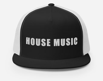 HOUSE MUSIC CAP | Techno hat | Dj cap | Party cap | Electronic music | Rave hat | Festival cap | Acid House