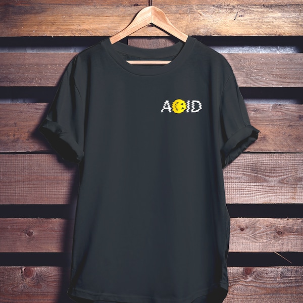 ACID HOUSE T-SHIRT Techno t-shirt | Rave t-shirt | Electronic music | Festival | Party t-shirt | House music t-shirt