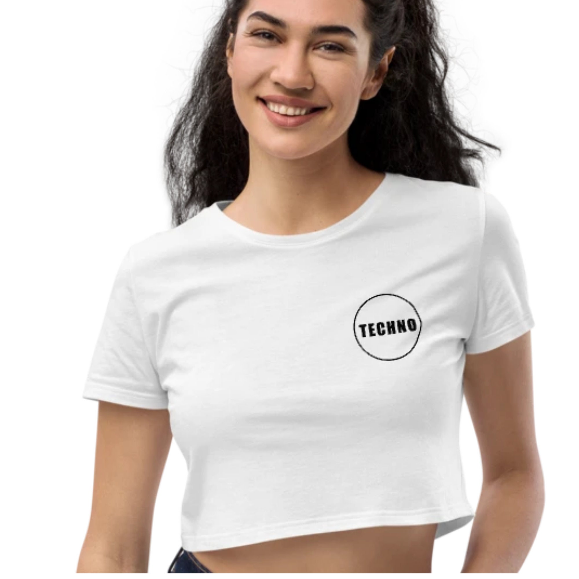 【AEAE】RAVE CROP T-SHIRT [WHITE] RAVE BABY CROPPED TEE WHITE – KETA