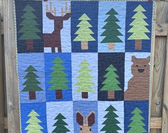 Lookout by Elizabeth Hartman Quilt Kit - Baby Quilt | Hark and Hare