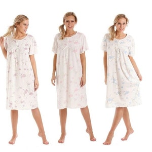 Flannel Nightshirt Nightgown Nightdress