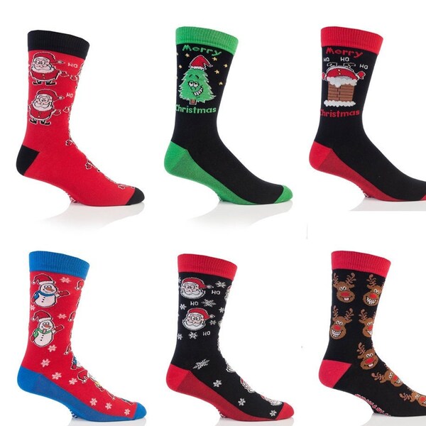 Festive Christmas Socks,Stocking Filler Cozy Fun Socks