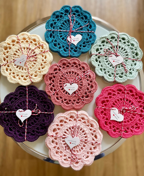 Sweet Mint Coasters Crochet Kit