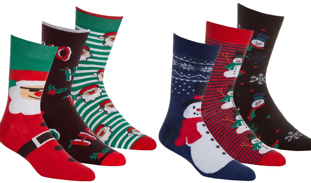 Men Funny Christmas Socks Secret Santa Funny Socks Novelty Etsy