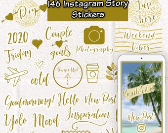 146 Instagram Story Sticker 2020 | Png Stickers| Stickers Instagram| Blogger Stickers| Instagram Travel Stickers| Custom Instastory Stickers