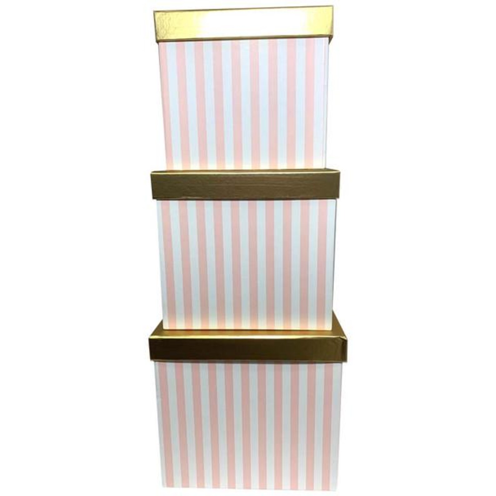 Pink Luxury Gift Boxes - Set of 3 - Empty Box , Gift Basket , Nesting ...