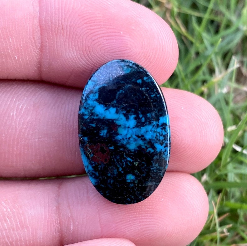 Top Quality 100/% Natural SHATTUCKITE Cabochon 27.00 Ct Loose Gemstone For Pendant Making size 28X16x6 mm A-663