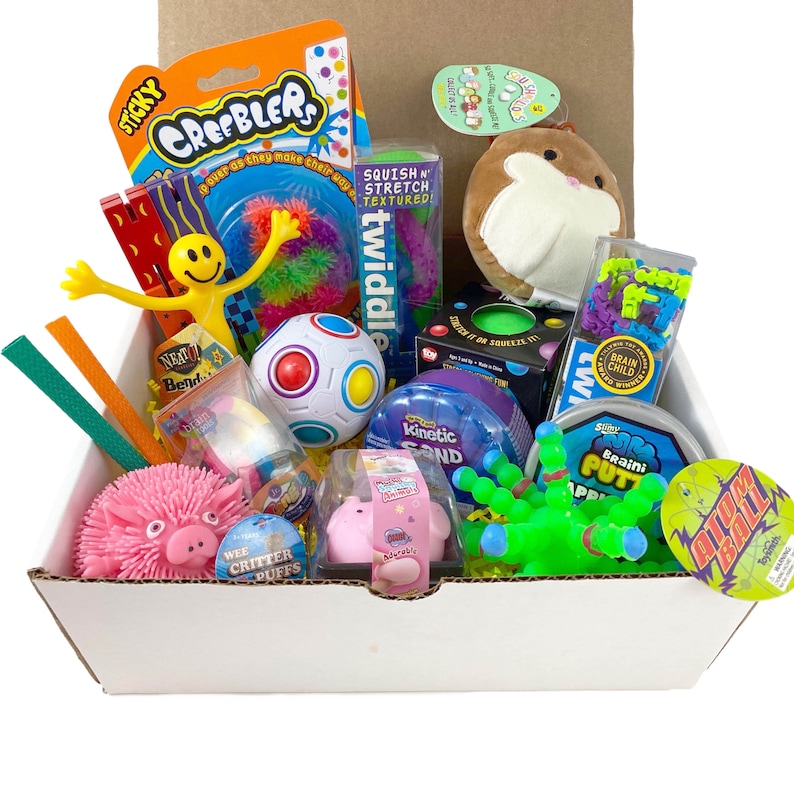 Sensory Mystery Box 8 items Gifts for Kids Autism ADHD Etsy