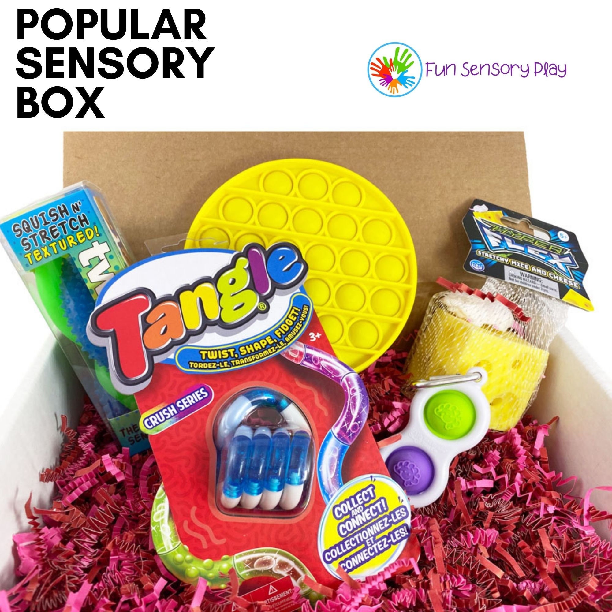 Sensory Box Popular Fidgets Gifts for Kids Bubble Pop Autism Etsy