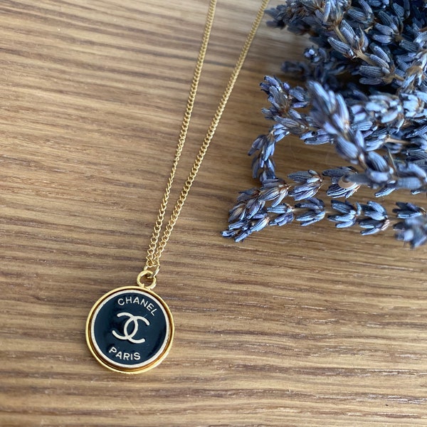 Gold-plated upcycled necklace