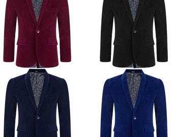 boys suede blazer