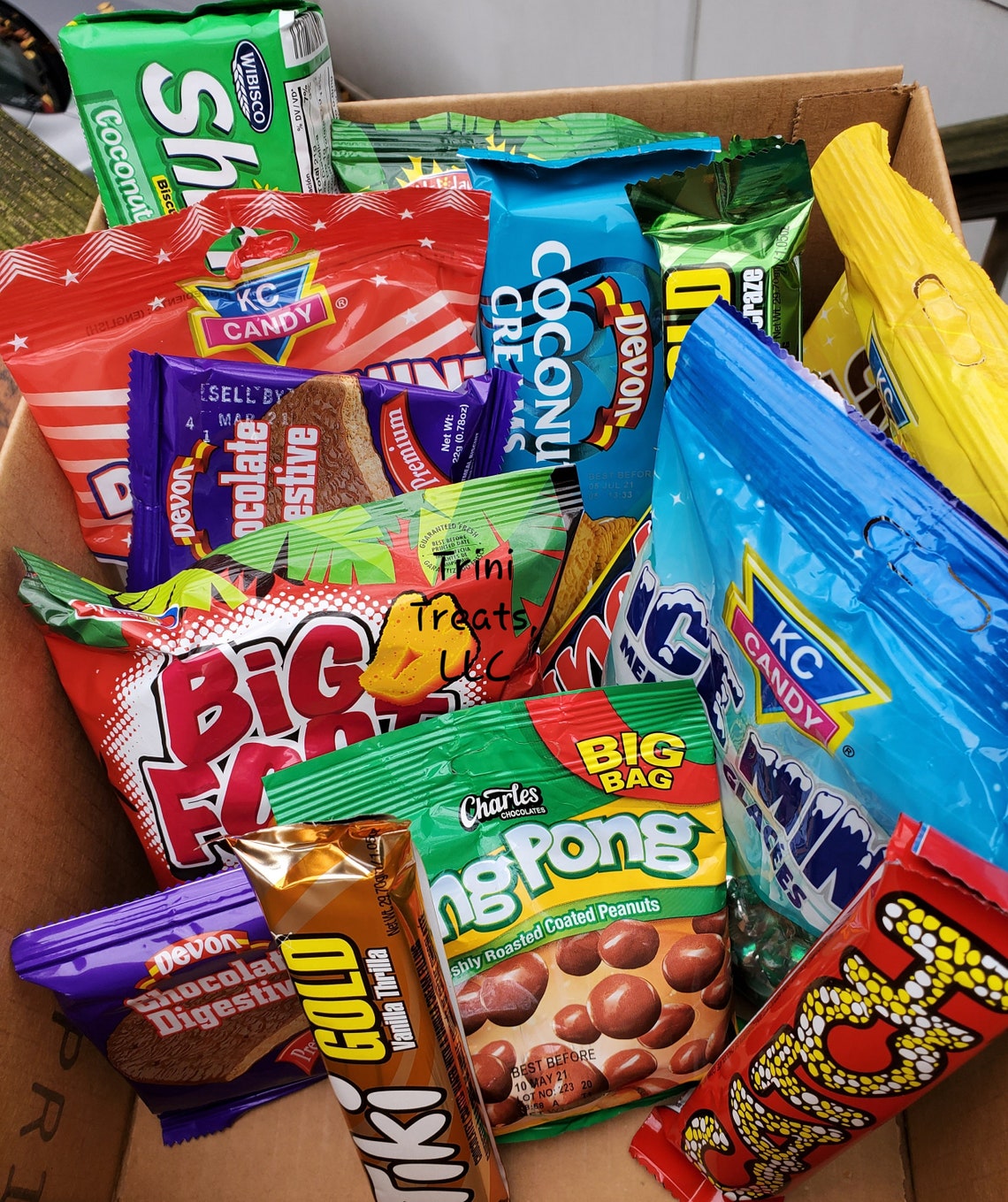 Trini Snacks/ Trini Snack Pack/ Trinidadian Snacks/ Caribbean Etsy