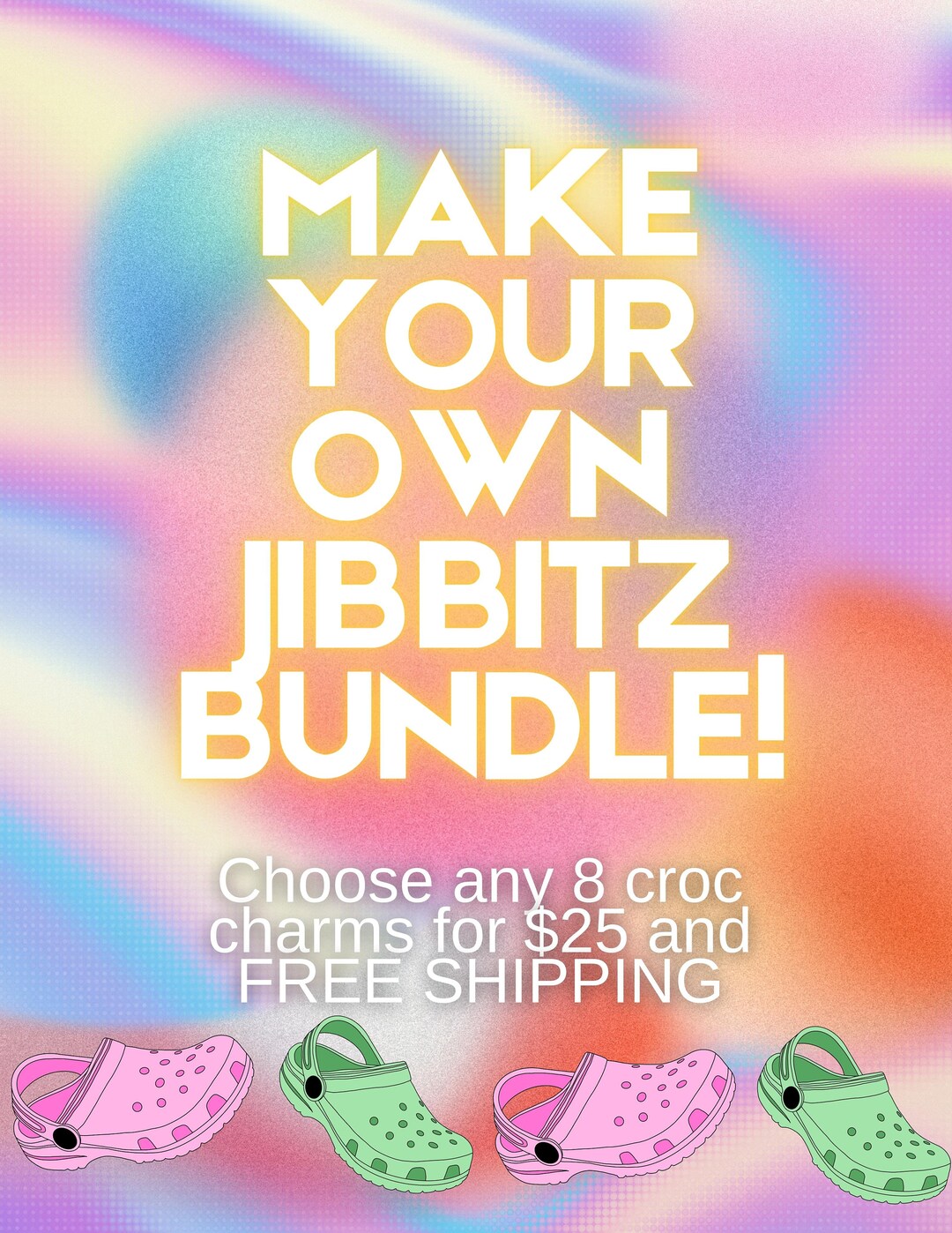 Make Your Own Jibbitz Bundle Etsy
