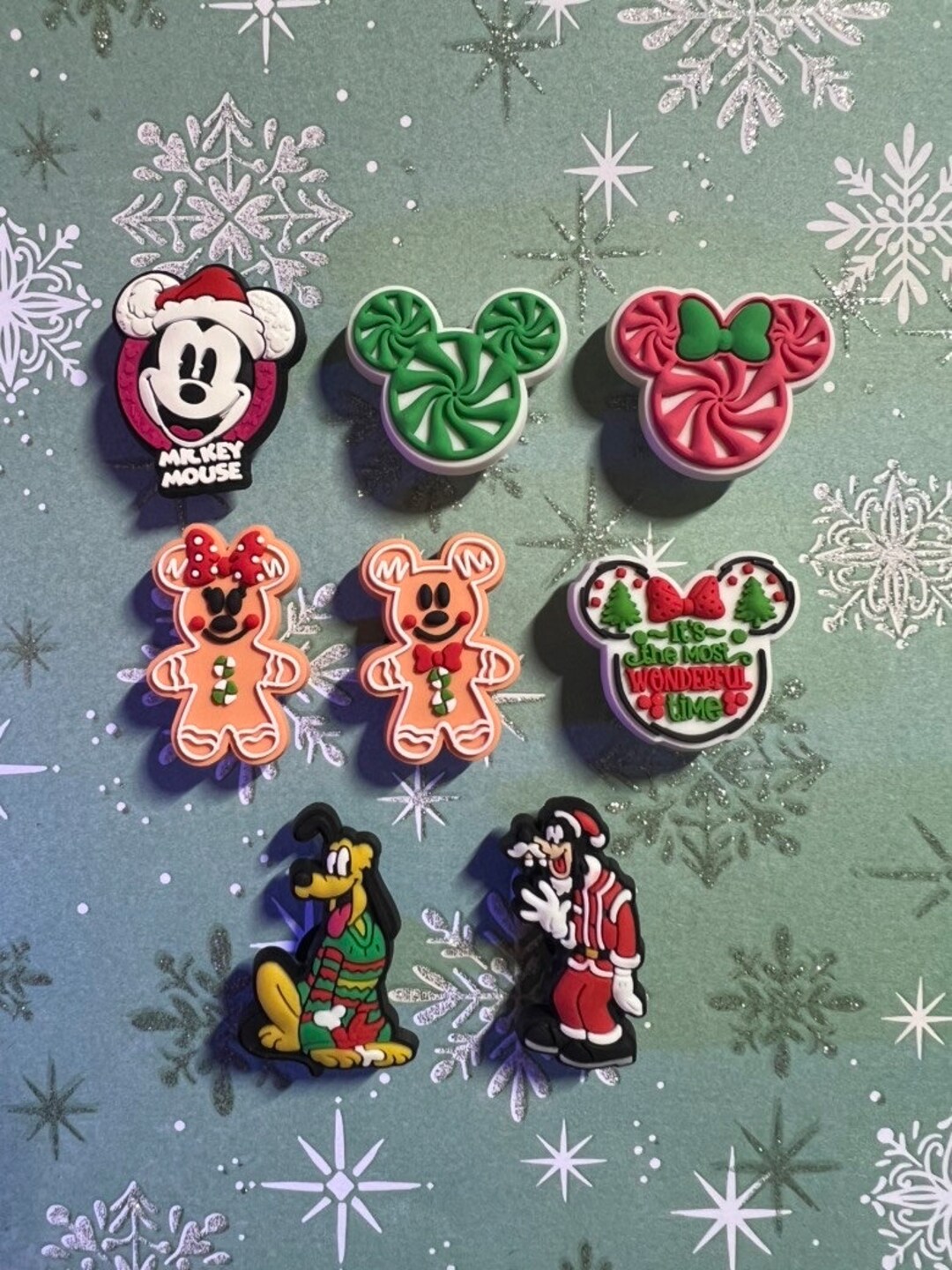 Disney Christmas Jibbitz Bundle Etsy