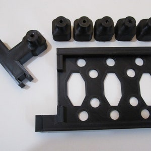 3D Printed motherboard stand off kit with ssd mount for crypto mining setup