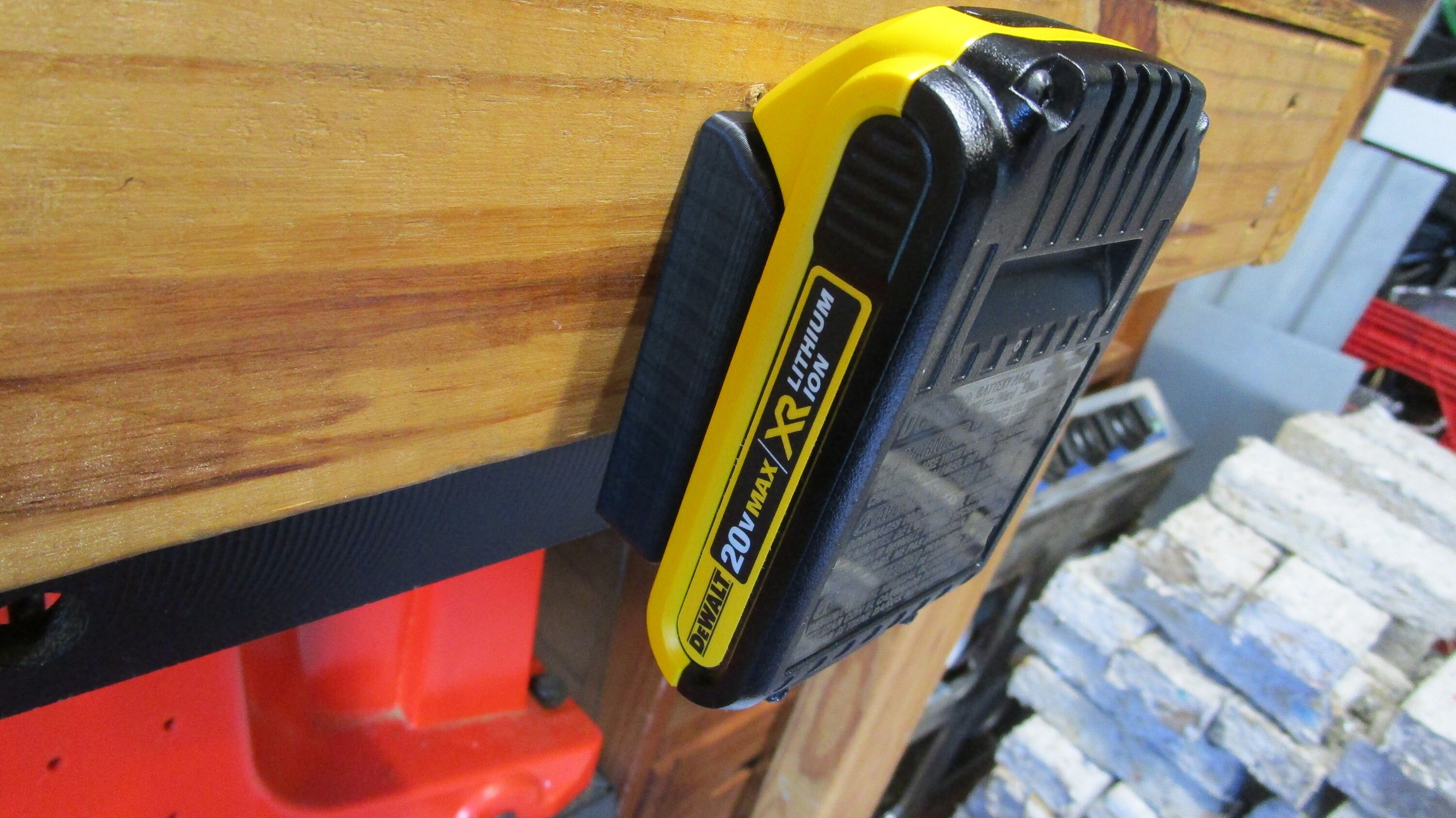 3D Printed Battery Holder Mount for Dewalt 20V Liion Battery Etsy