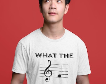 Lo que la F divertido músico camisa / camisa de guitarra / música Clef / regalo de música / músico camiseta / camisa de banda / regalo para el músico / camisa de música