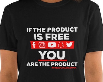 The Social Dilemma Shirt / Netflix Shirt / Social Dilemma Clothing / Netflix Social Dilemma / Social Media Awareness Tshirt
