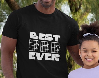 Best Dad Ever | DAD Guitar Shirt | Guitar DAD Shirt | Gift for Dad | Dad Christmas Gift  | Dad Birthday Gift | Guitar Player Gift