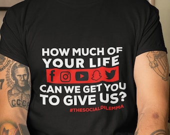 La camisa del dilema social / Camisa de Netflix / Ropa del dilema social / Dilema social de Netflix / Camiseta de concientización sobre las redes sociales / Camisa de protesta