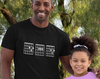 DAD Guitar Shirt | Guitar DAD Shirt | Gift for Dad | Dad Christmas Gift | Electric Guitar | Dad Birthday Gift | Guitar Player Gift