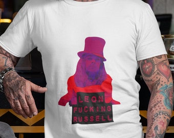 Leon Russell Shirt | Rock and Roll Shirt | Concert Shirt | Vintage T Shirt | Band Shirt | 70s T Shirt | County Music Shirt | Bar Shirt