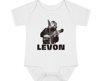 Levon Helm Mandolin Infant Baby Rib Bodysuit