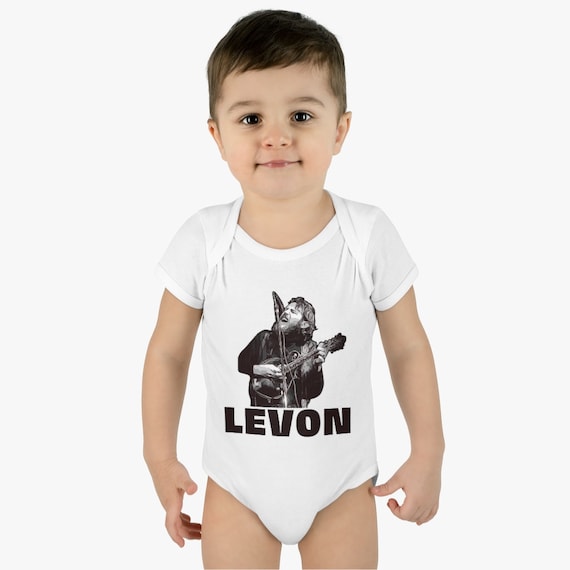 Verfrissend Gewoon geef de bloem water Levon Helm Mandolin Infant Baby Rib Bodysuit - Etsy