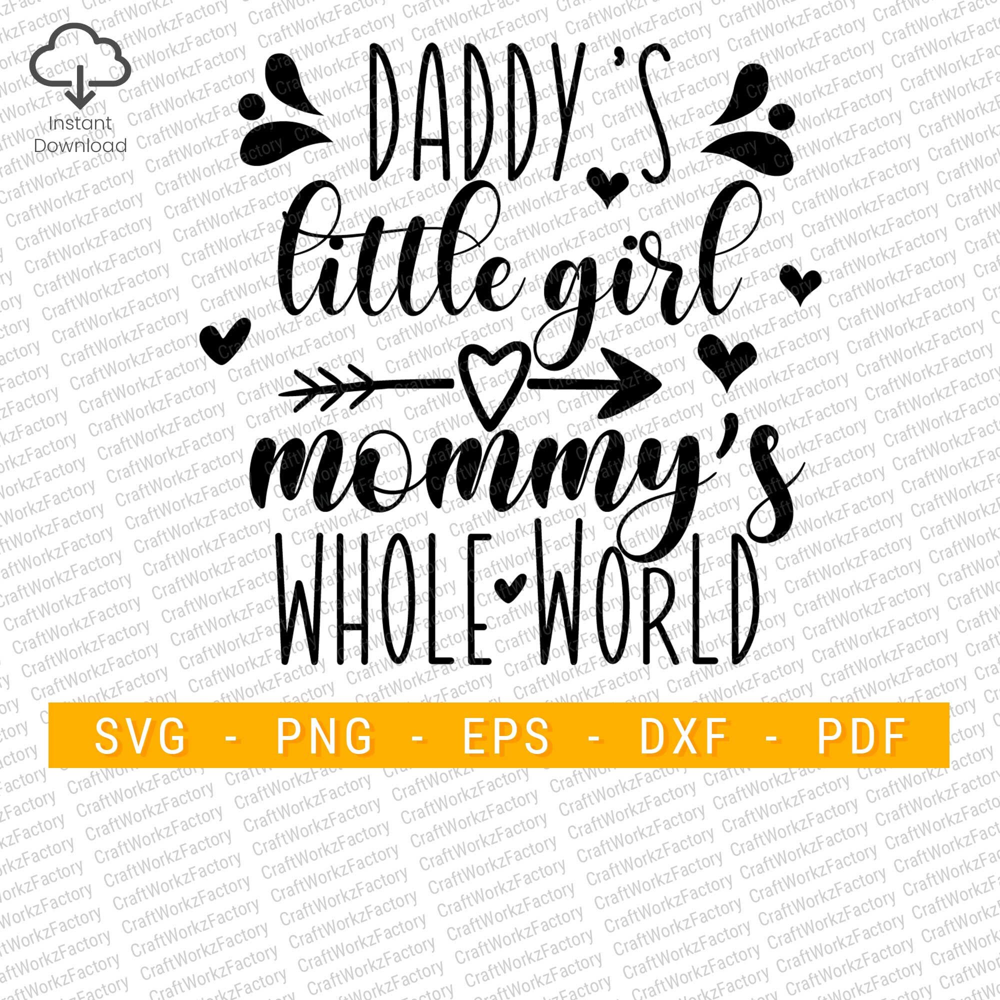 Daddys Girl Mommy es World Sofort Download - Etsy.de