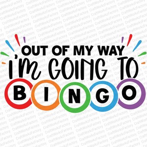 WSNANG „Out Of My Way I'm Going To Bingo“ Schlüsselanhänger – Edelstahl, 3 Cm, Elegantes Spielergeschenk