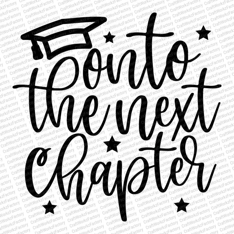 Next Chapter Border Onto the Next Chapter Svg | Instant Download - Etsy