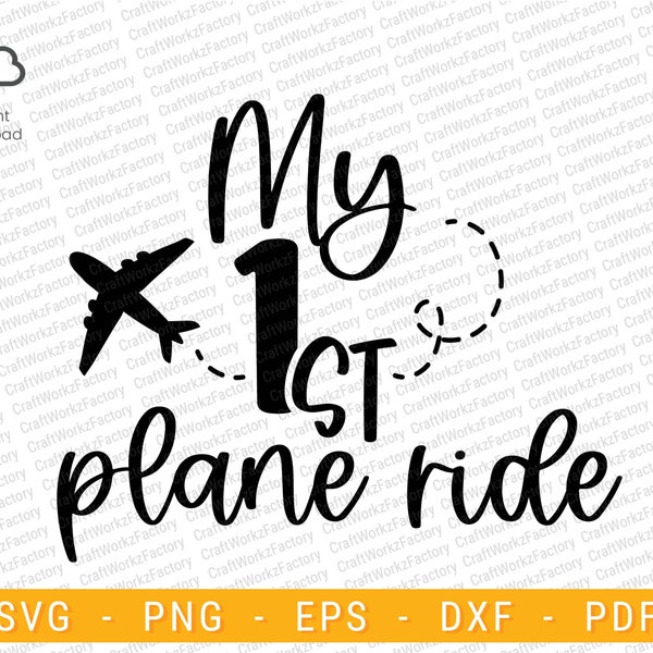 My 1st plane ride, Onesie SVG, funny trip, Baby First svg, Wonderful Svg | Instant download