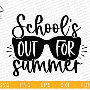 School&#39;s out for summer svg, End of School, Last day of School svg, Counselor Svg, Librarian Svg | Instant download