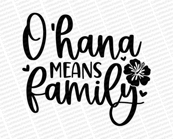 Ohana Means Family SVG, Summer Vibes Beach Svg | Instant Download