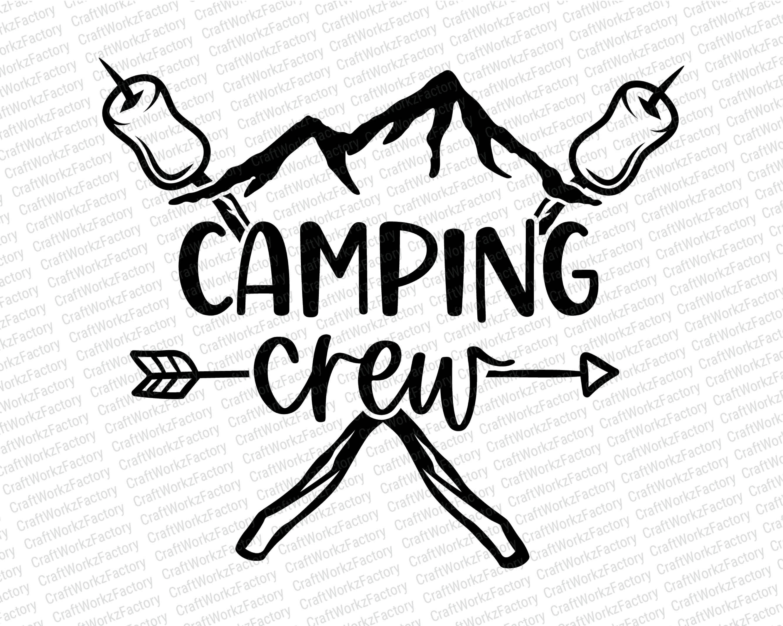 Camping Crew svg Camp svg Camping svg Outdoors Campfire - Etsy Schweiz