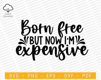 Born Free But Now I'm Expensive svg, Fourth of July svg, 4th of July svg, Patriotic svg, Independence Day svg | Instant download