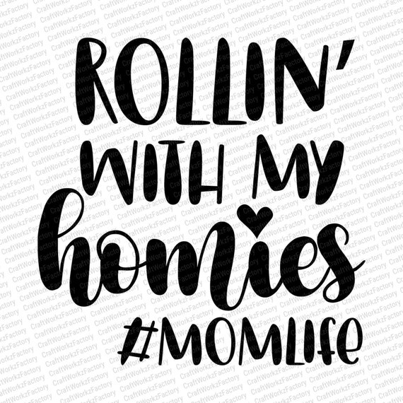 „Rolling With My Homies“ Autoaufkleber – 3 Stück, Vinyl, 7,6 Cm, Für Viele Oberflächen