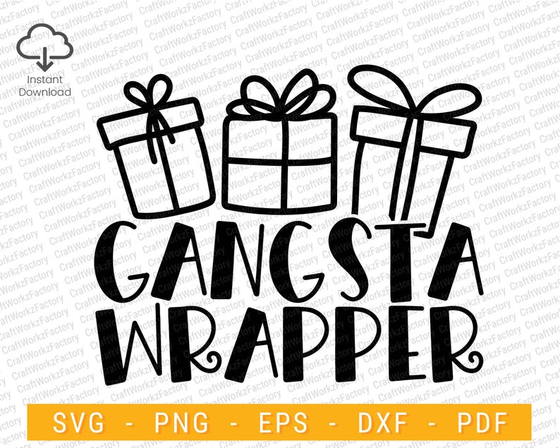 Gangsta Wrapper Svg | Instant Download - Etsy