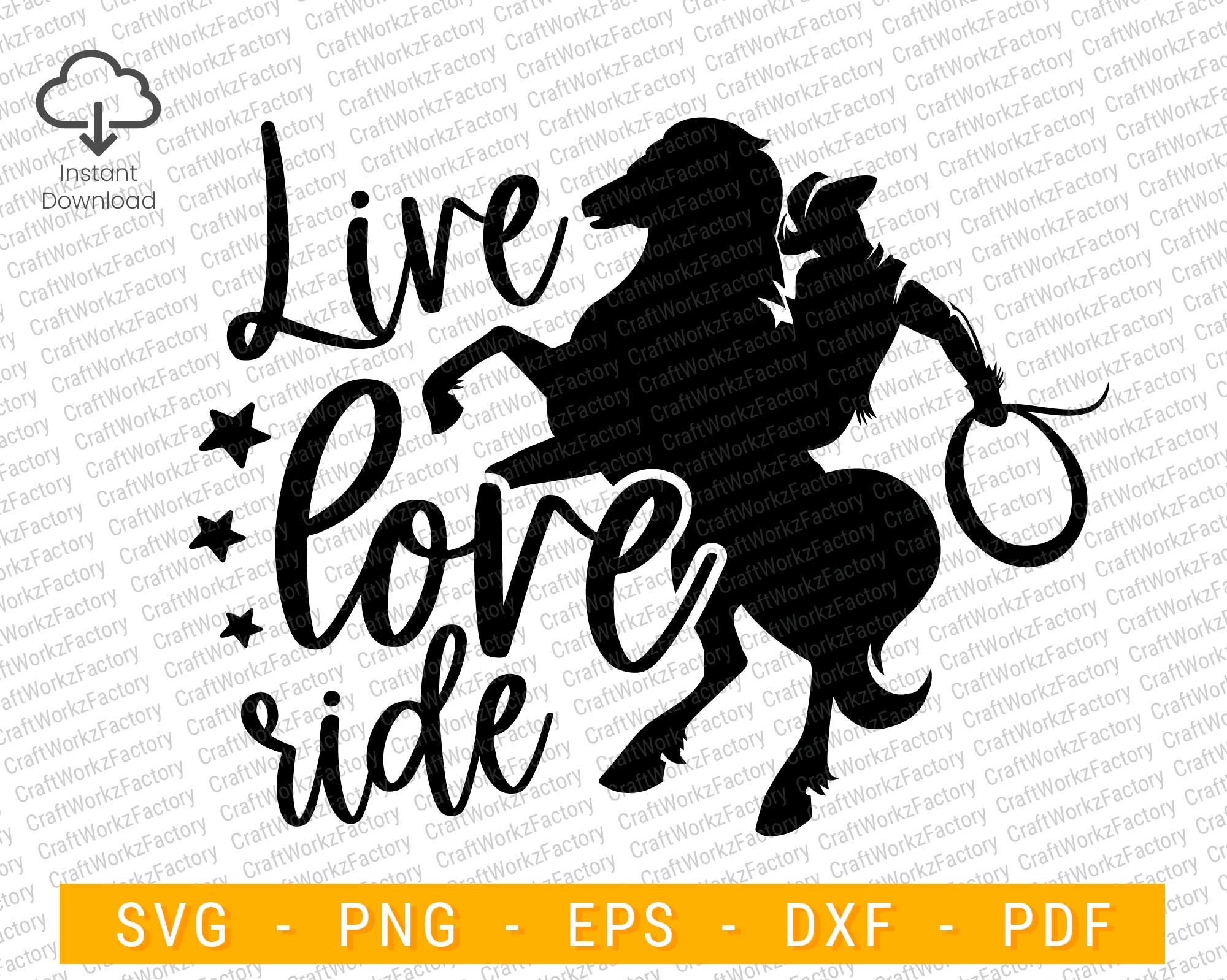 Live Love Ride Svg | Instant Download - Etsy