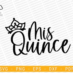 Mis quince svg, Mis XV, Quinceañera SVG, Mis 15 svg | Instant download