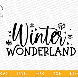 Winter wonderland SVG, Christmas SVG, Happy Holidays svg | Instant download