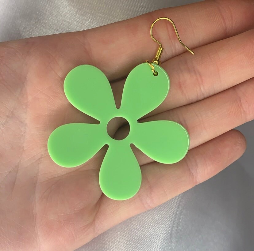 Handmade Flower Power Earrings Etsy