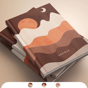 Custom Notebook – Personalized Journal with High-Quality Paper & Cover – 3 Layout Styles – Great Gift for Any Occasion. Mother daughter gift