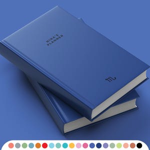 2026–2027 Personalized Daily Planner - Productivity Planner with Zodiac Sign Option, Daily Goal Tracker Journal, Dated & Undated Organizer