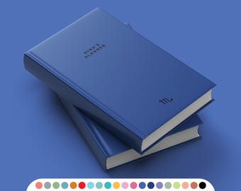 2026-2027 / 2027-2028 Personalized Daily Planner - Productivity Planner with Zodiac Sign Option, Daily Goal Tracker Journal, Dated/Undated